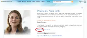 Windows-Live-Admin-Center