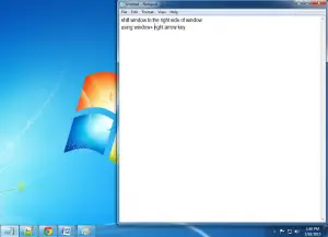 window-right-arrow-key-to-shift-to-right-shortcut-in-window-7