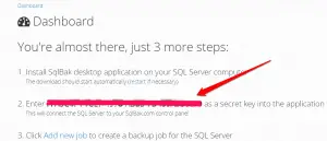 Install-sqlback-application-with-secret-key