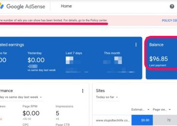 ads-has-been-limited-showing-balance