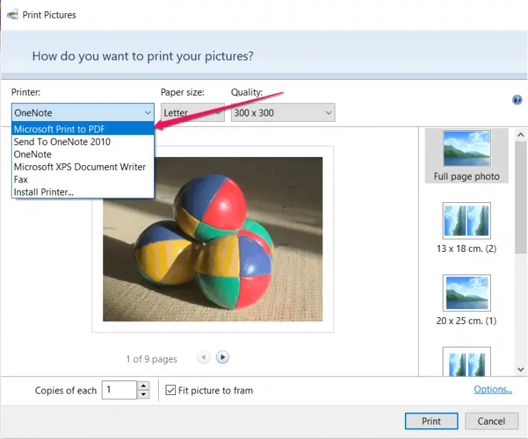 installer microsoft print to pdf windows 10